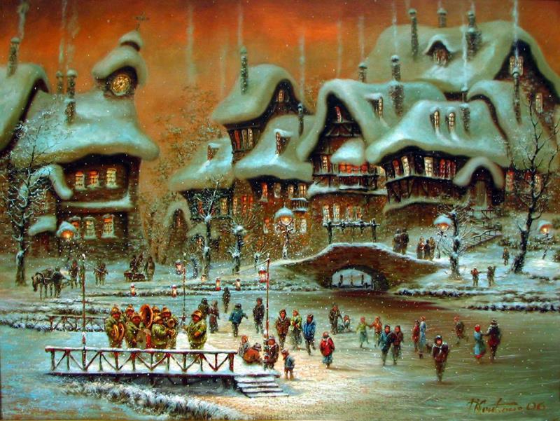 Дмитро Крутоус. "Зимове місто"
