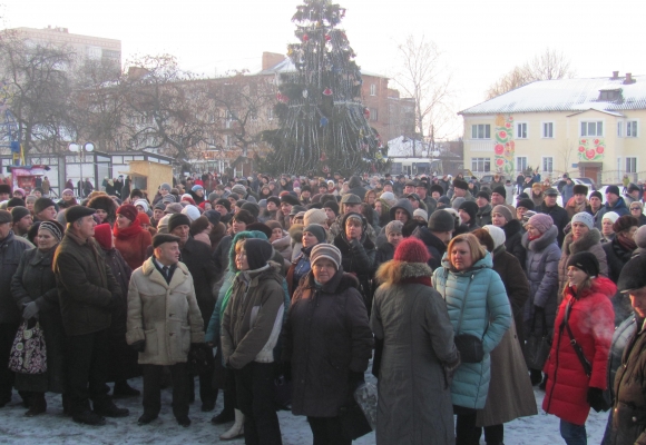Містяни Козятина страйкують проти закриття Центральної районної лікарні 