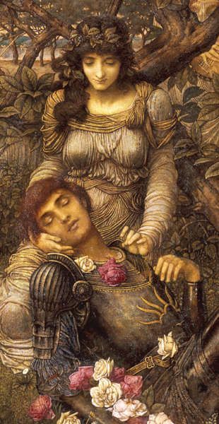 John Melhuish Strudwick "Knight of the Rose"