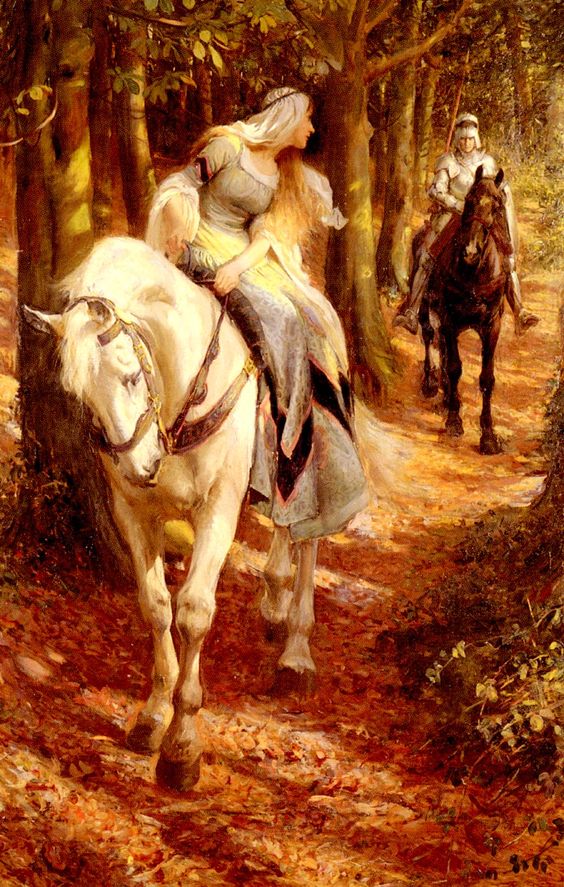 Роуланд Колесник (1870-1955) "Энид и Джерэйнт" 