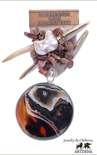 Арт орден Ныряльщика в глубины подсознания от Jewelry by Chebrova