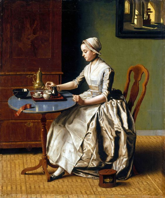 Jean-Etienne Liotard, La chocolatière, Natianal Gallery, Londres.