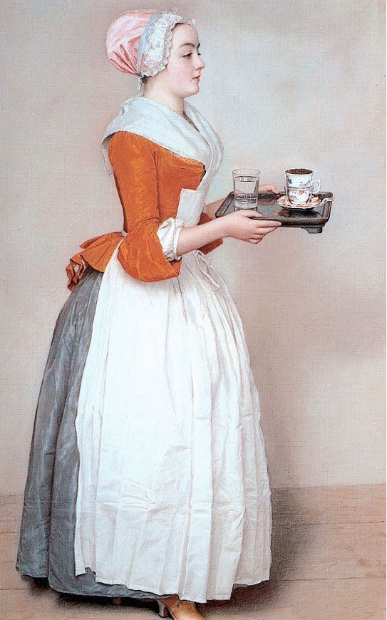 Jean-Etienne Liotard, La fille au chocolat, 