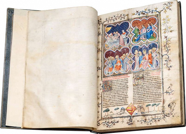 Галерея Les Enluminures. Мастер коронации Карла VI. Древняя история до Цезаря. 4,5 млн долл